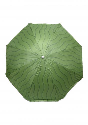 Зонт пляжный фольгированный с наклоном 200 см (6 расцветок) 12 шт/упак ZHU-200 - фото 3